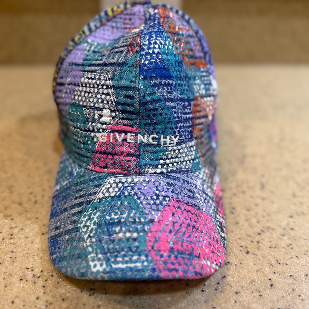 Givenchy Multicolor Patchwork Cap - image 3